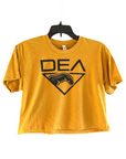 Gold crop top