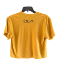 Gold crop top